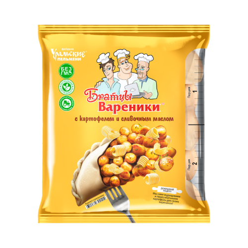 Вареники с картофелем 350гр